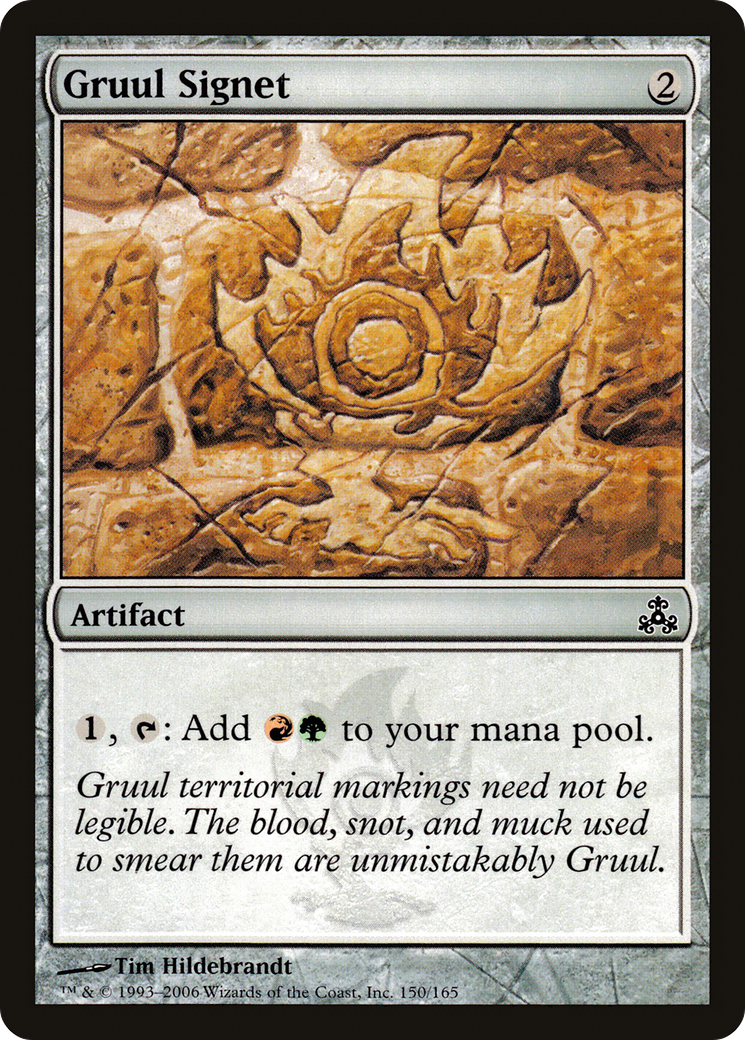 Image of Gruul Signet (GPT-150) - Guildpact