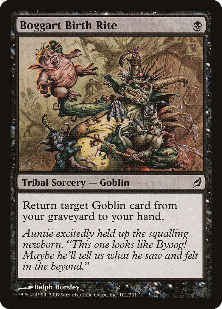 Image of Boggart Birth Rite (LRW-101) - Lorwyn Foil