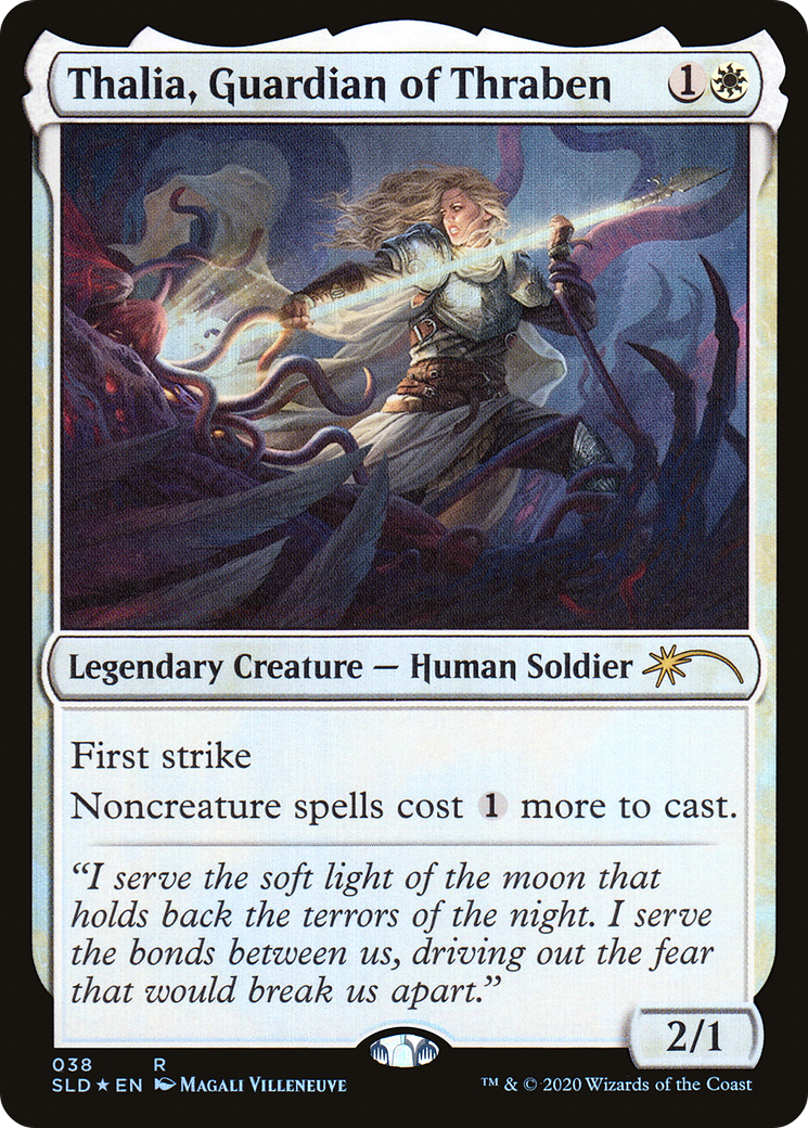 Image of Thalia, Guardian of Thraben (038) (SLD-038) - Secret Lair Drop Foil