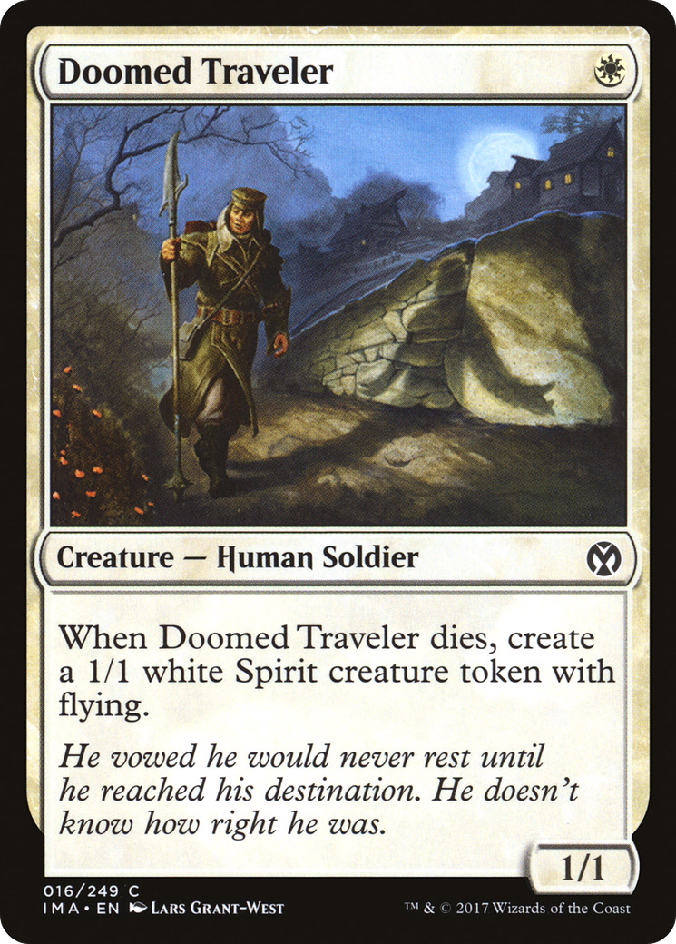 Image of Doomed Traveler (IMA-016) - Iconic Masters Foil