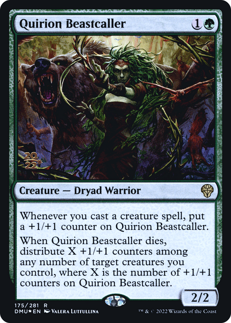 Image of Quirion Beastcaller (PRE-175) - Dominaria United Promos Foil