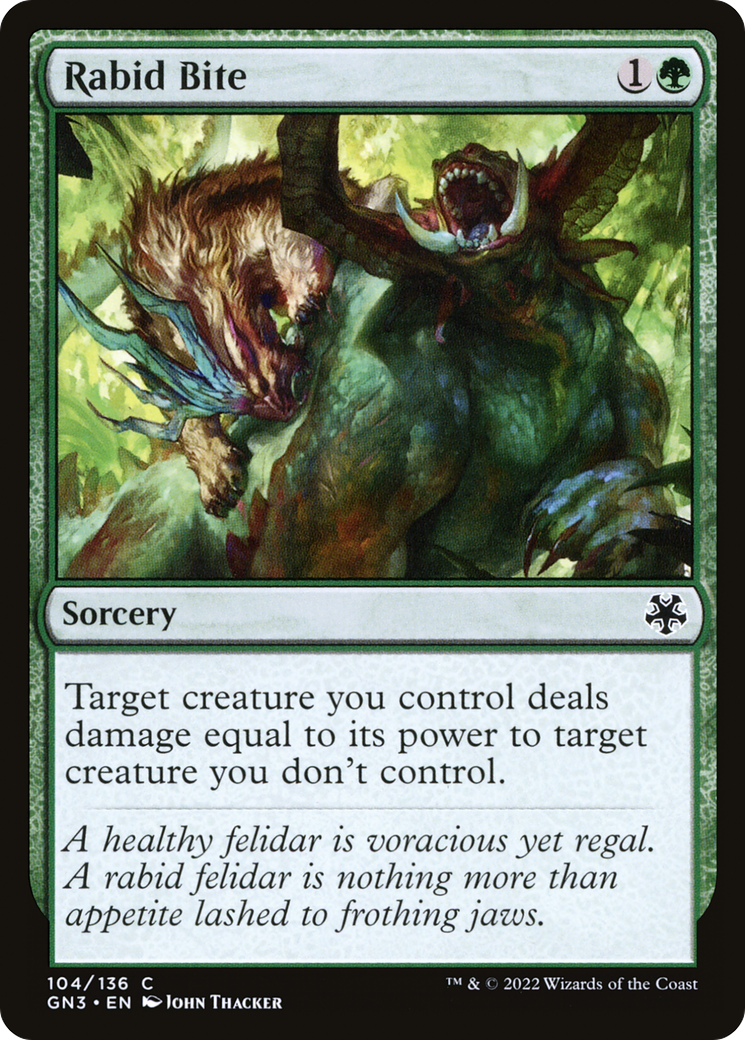 Image of Rabid Bite (GN3-104) - Game Night: Free-for-All