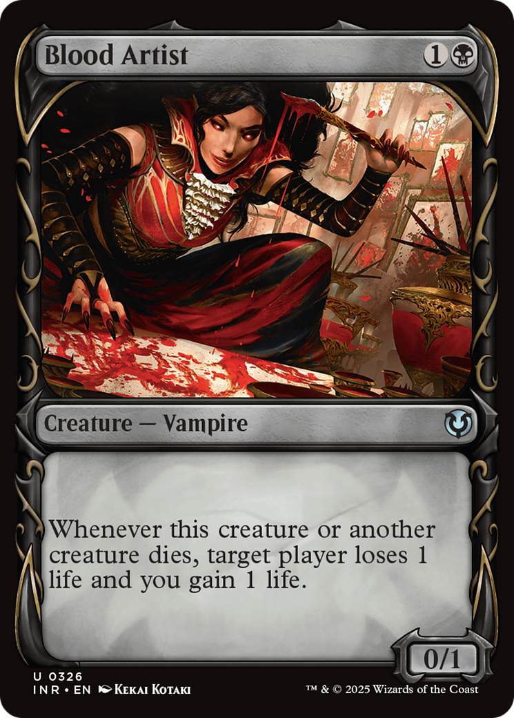 Image of Blood Artist (Showcase) (INR-326) - Innistrad Remastered: (Showcase) Foil