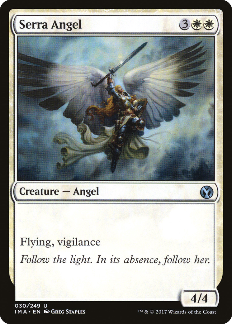 Image of Serra Angel (IMA-030) - Iconic Masters
