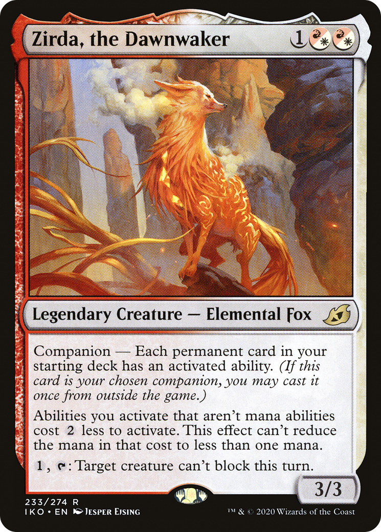 Image of Zirda, the Dawnwaker (IKO-233) - Ikoria: Lair of Behemoths: (companion)