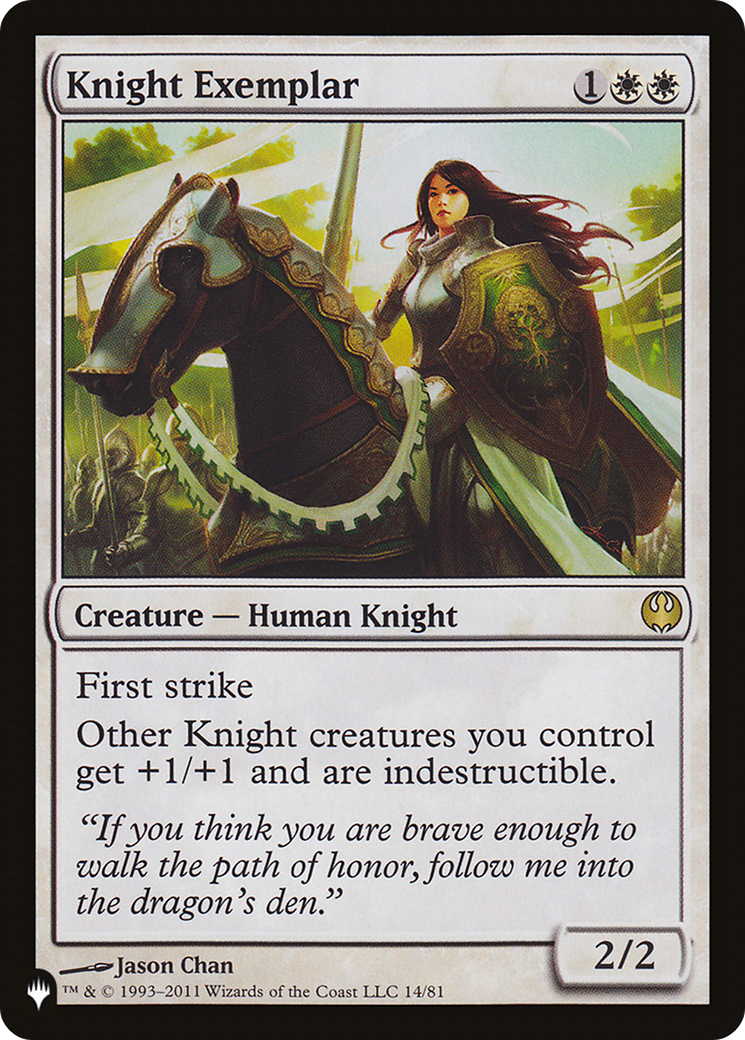 Image of Knight Exemplar (DDG) (LIST-DDG-14) - The List