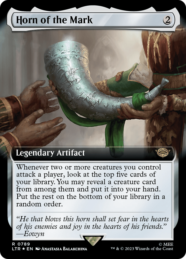 Image of Horn of the Mark (Extended Art) (Surge Foil) (LTR-789) - The Lord of the Rings: Tales of Middle-earth: (Extended Art) Foil