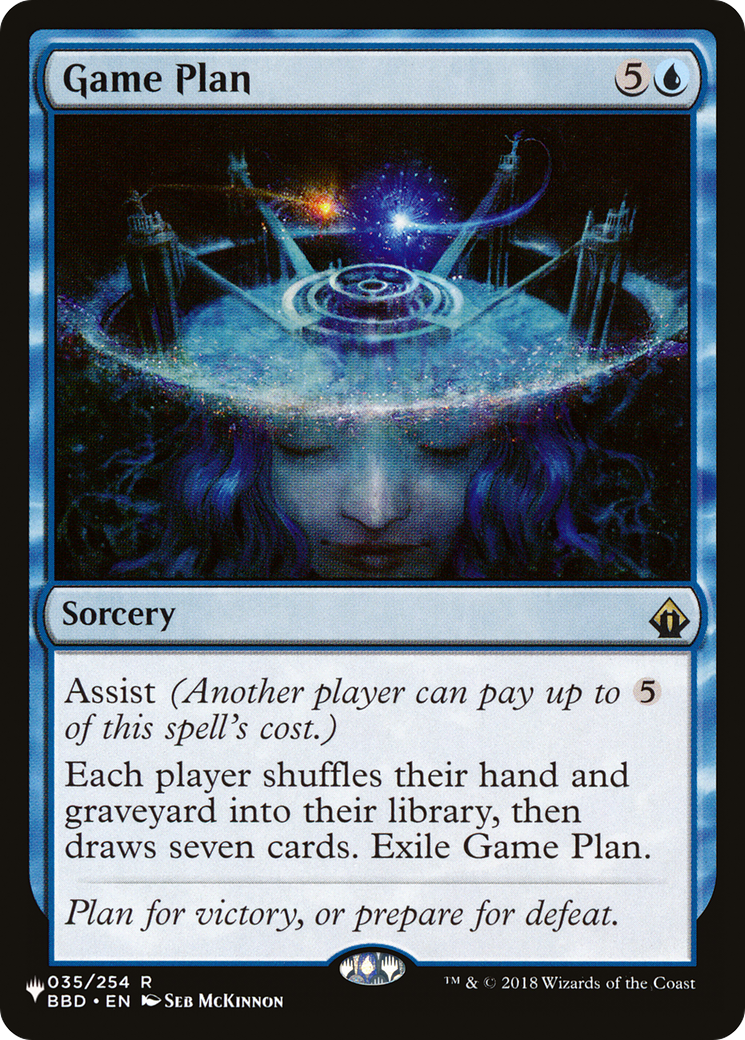 Image of Game Plan (LIST-BBD-35) - The List