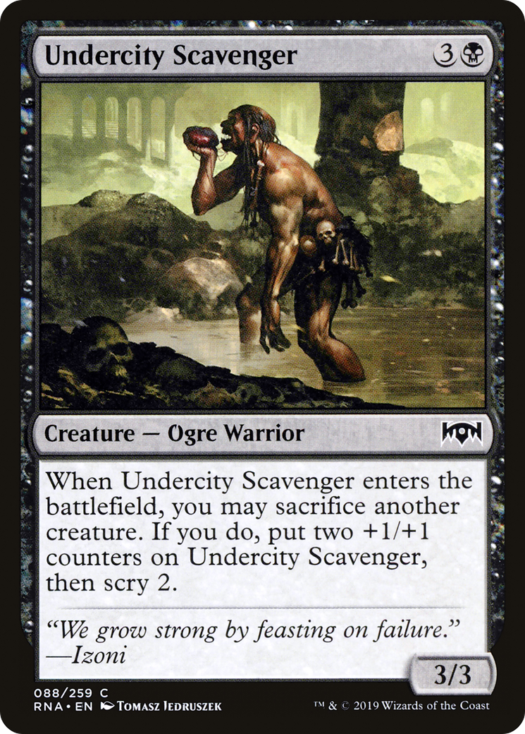 Image of Undercity Scavenger (RNA-088) - Ravnica Allegiance Foil
