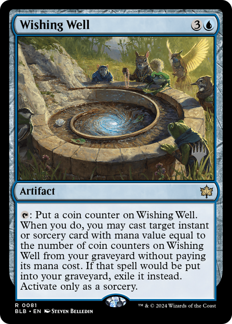 Image of Wishing Well (PPBLB-081) - Bloomburrow Promos