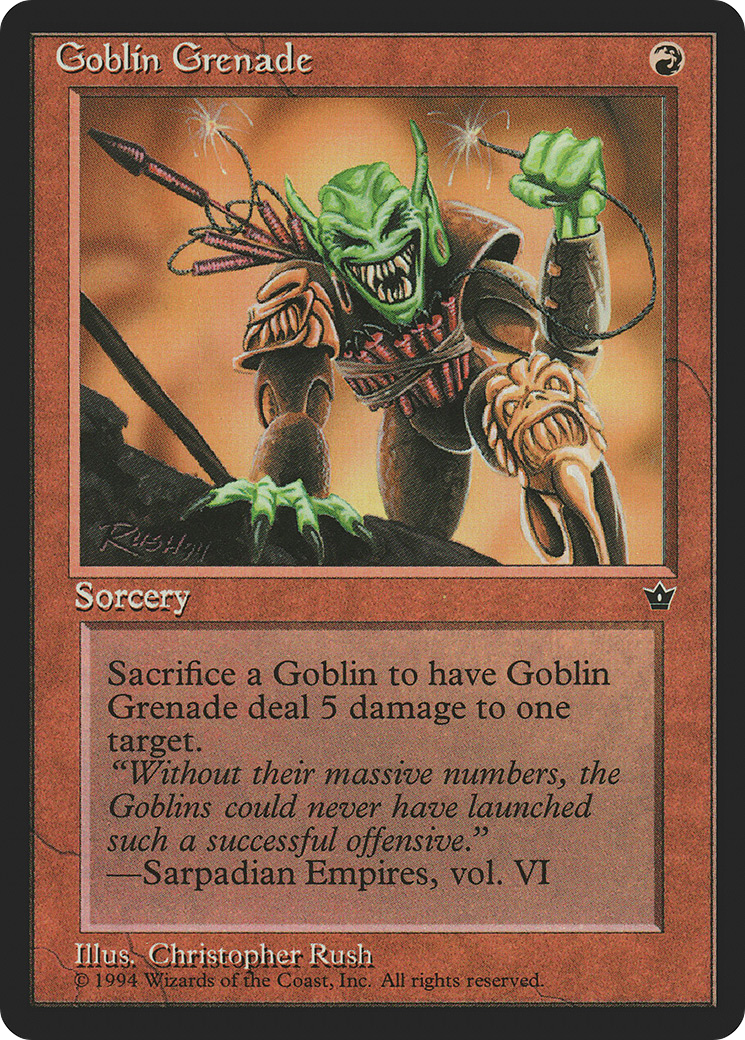 Image of Goblin Grenade (Rush) (FEM-) - Fallen Empires