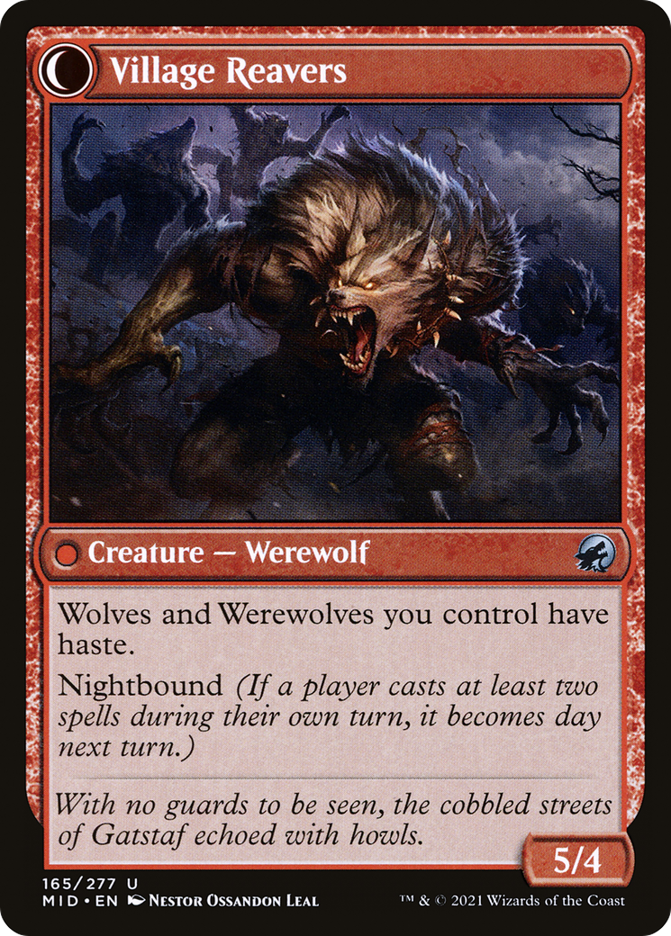 Image of Village Watch (MID-165) - Innistrad: Midnight Hunt: (Double Faced Transform)