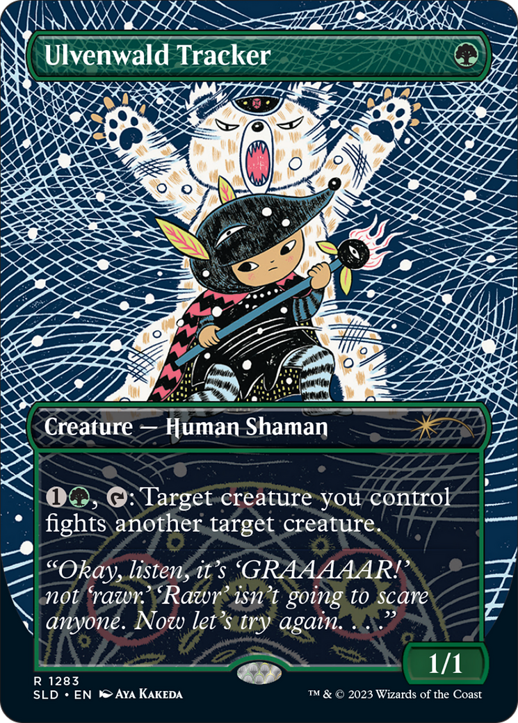Image of Ulvenwald Tracker (SLD-1283) - Secret Lair Drop (Borderless) Foil