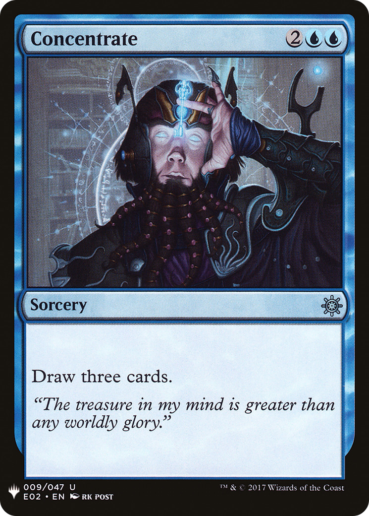 Image of Concentrate (LIST-009) - The List