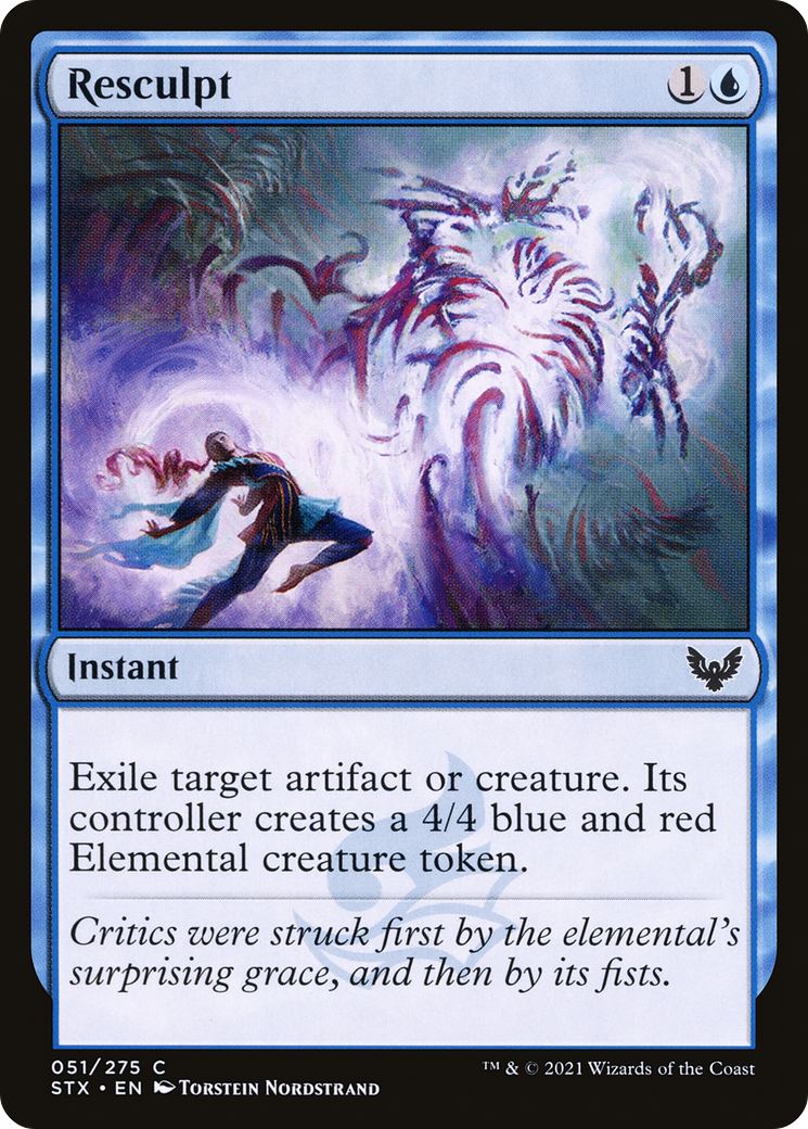 Image of Resculpt (STX-051) - Strixhaven: School of Mages Foil