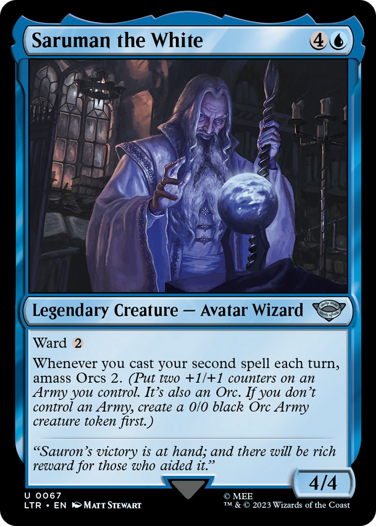 Image of Saruman the White (LTR-067) - The Lord of the Rings: Tales of Middle-earth