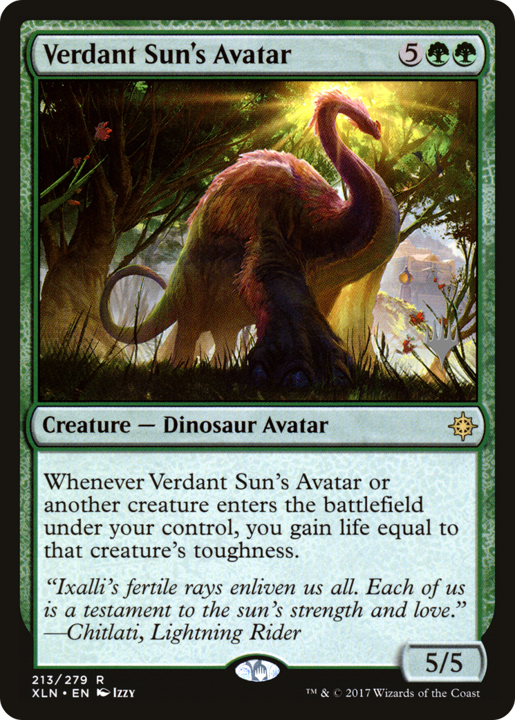 Image of Verdant Sun's Avatar (PPM20-213) - Ixalan Promos