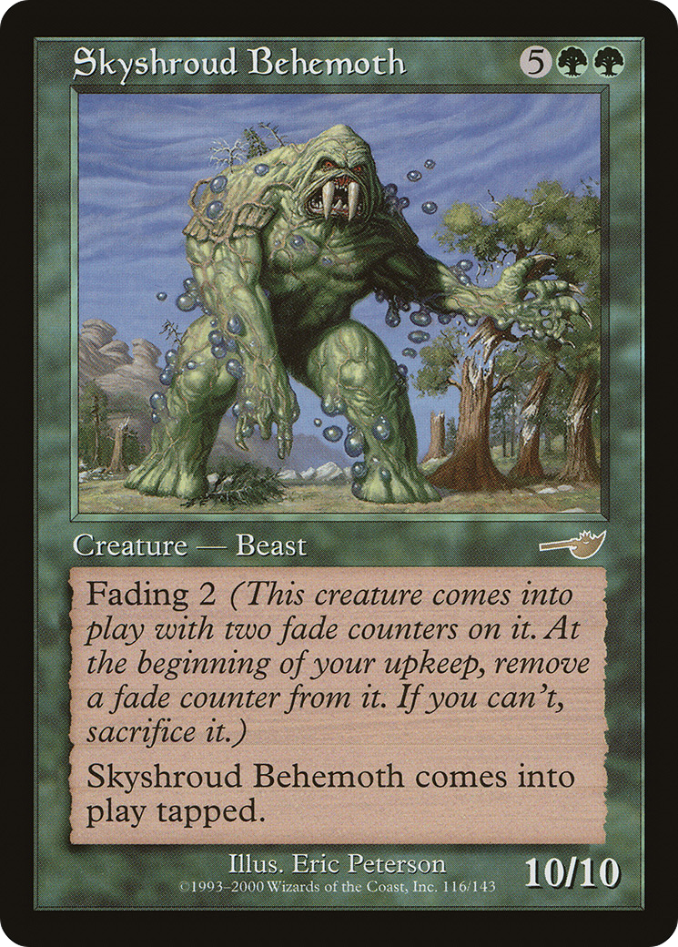Image of Skyshroud Behemoth (NMS-116) - Nemesis Foil