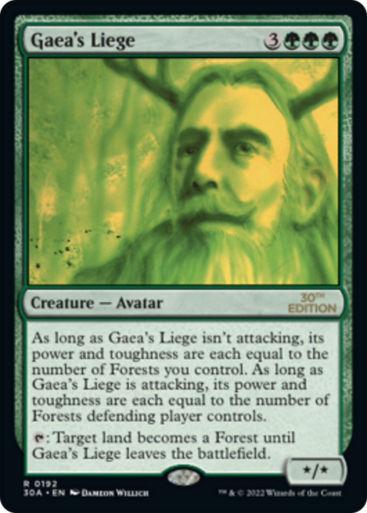 Image of Gaea's Liege (30A-192) - 30th Anniversary Edition