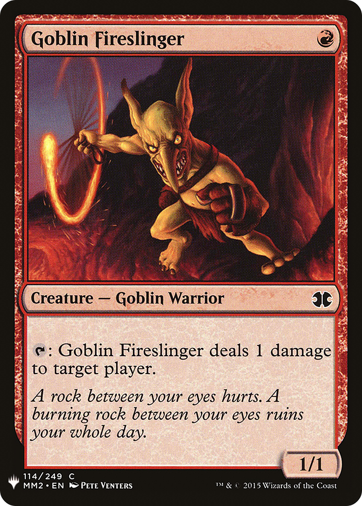 Image of Goblin Fireslinger (LIST-114) - The List
