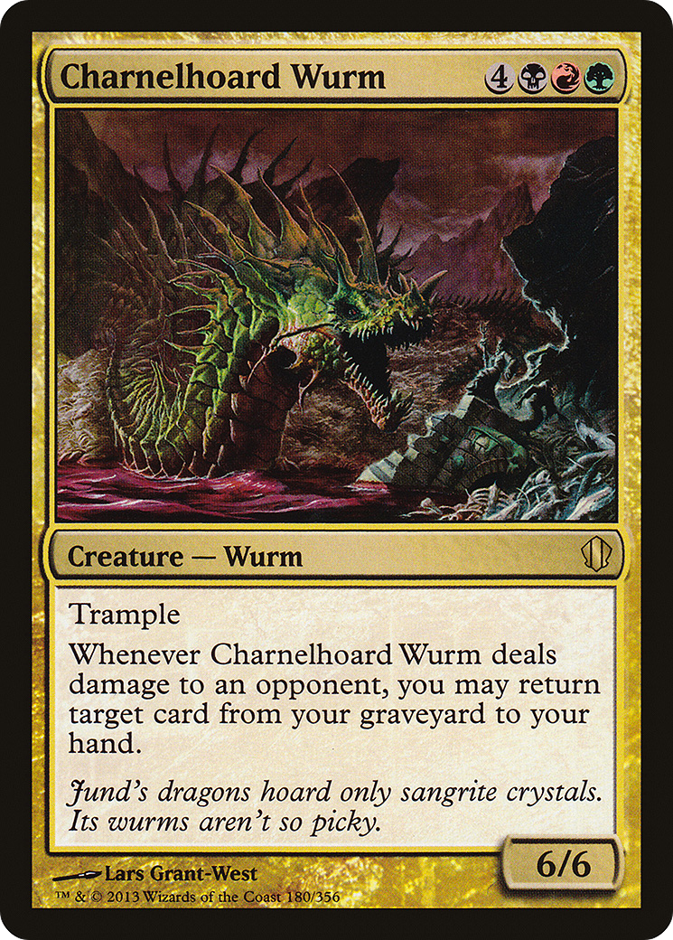 Image of Charnelhoard Wurm (C13-180) - Commander 2013