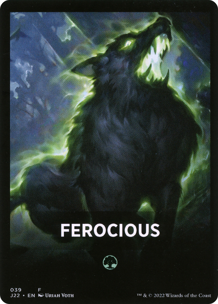 Image of Ferocious (FJ22-039) - Jumpstart 2022 Front Cards
