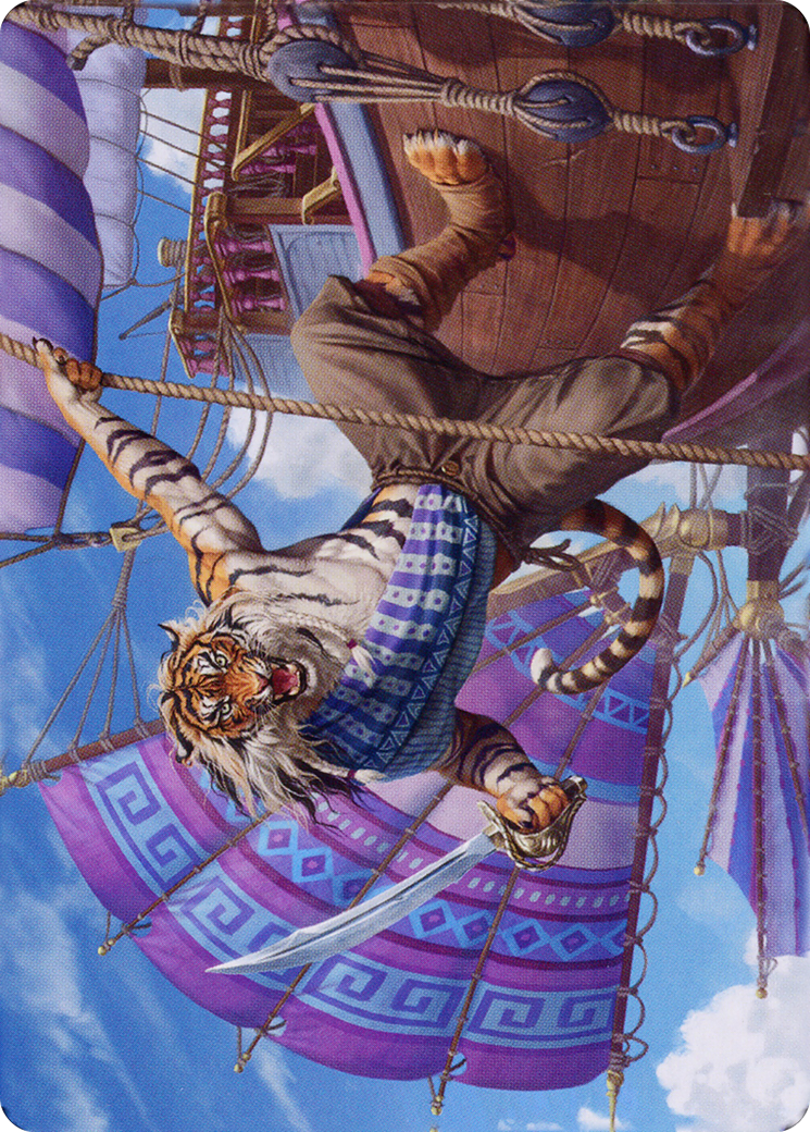 Image of Jedit Ojanen, Mercenary // Jedit Ojanen, Mercenary (ADMU-048) - Dominaria United Art Series (Borderless) Foil