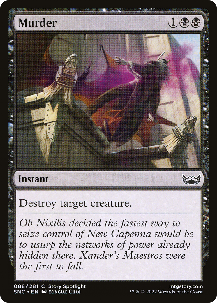 Image of Murder (SNC-088) - Streets of New Capenna Foil