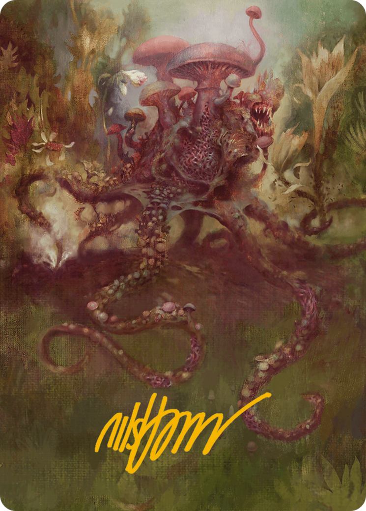Image of Sowing Mycospawn // Sowing Mycospawn (AMH3-040) - Modern Horizons 3 Art Series (Borderless) Foil