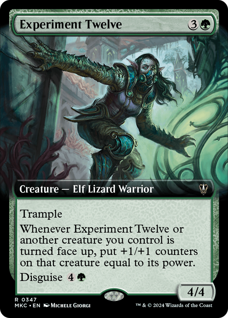 Image of Experiment Twelve (Extended Art) (MKC-347) - Murders at Karlov Manor Commander: (Extended Art)
