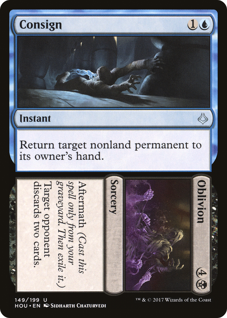 Image of Consign // Oblivion (HOU-149) - Hour of Devastation Foil