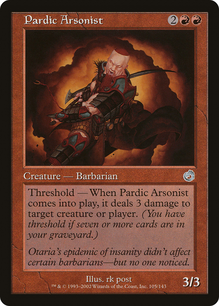 Image of Pardic Arsonist (TOR-105) - Torment Foil