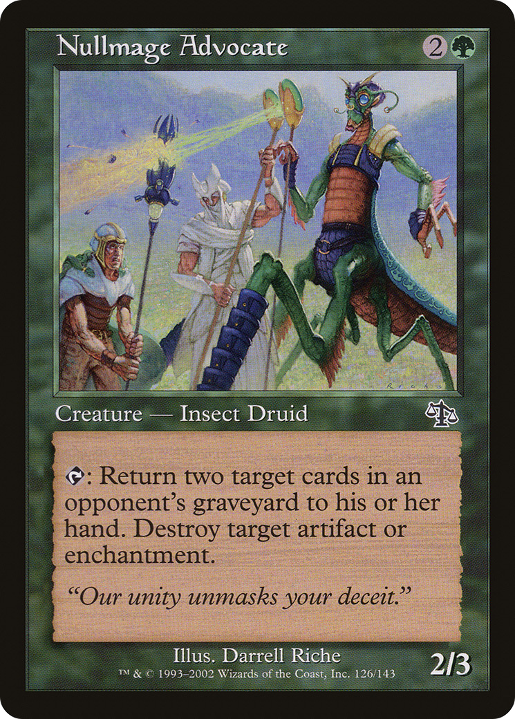 Image of Nullmage Advocate (JUD-126) - Judgment Foil