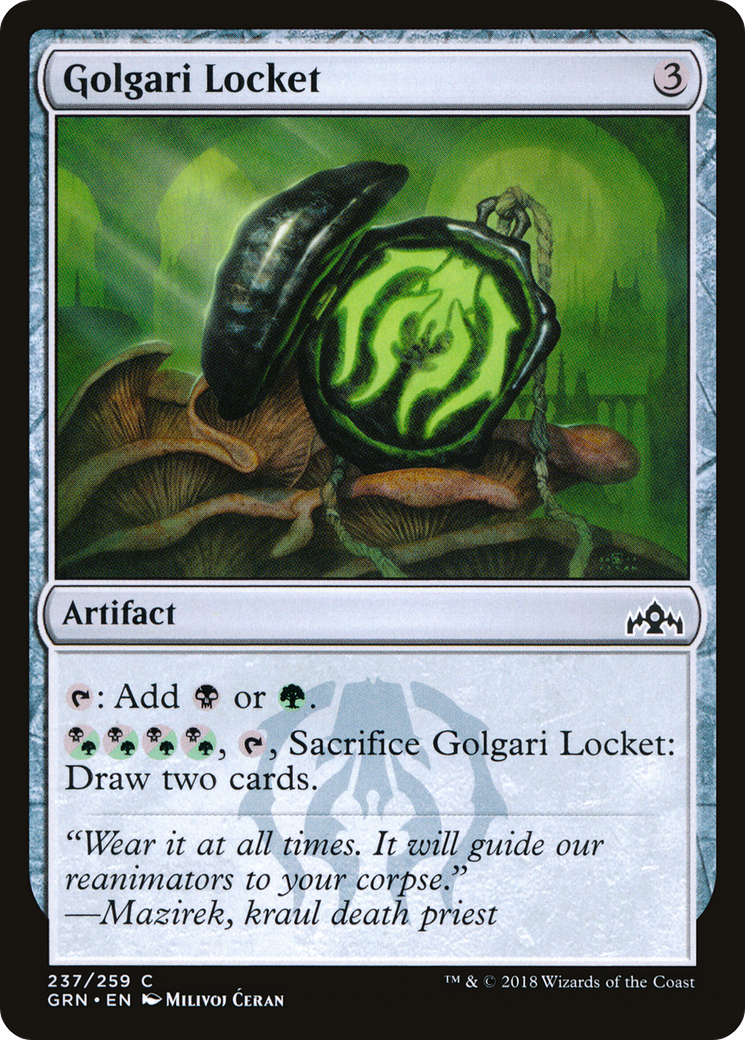 Image of Golgari Locket (GRN-237) - Guilds of Ravnica