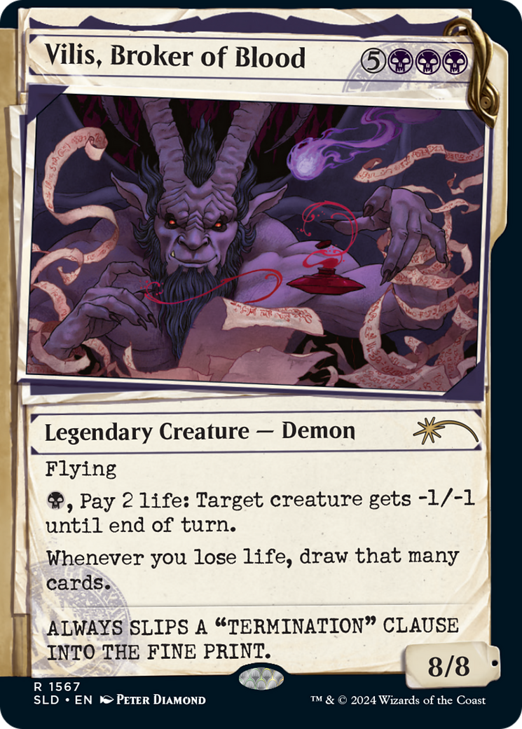 Image of Vilis, Broker of Blood (SLD-1567) - Secret Lair Drop: (Showcase)