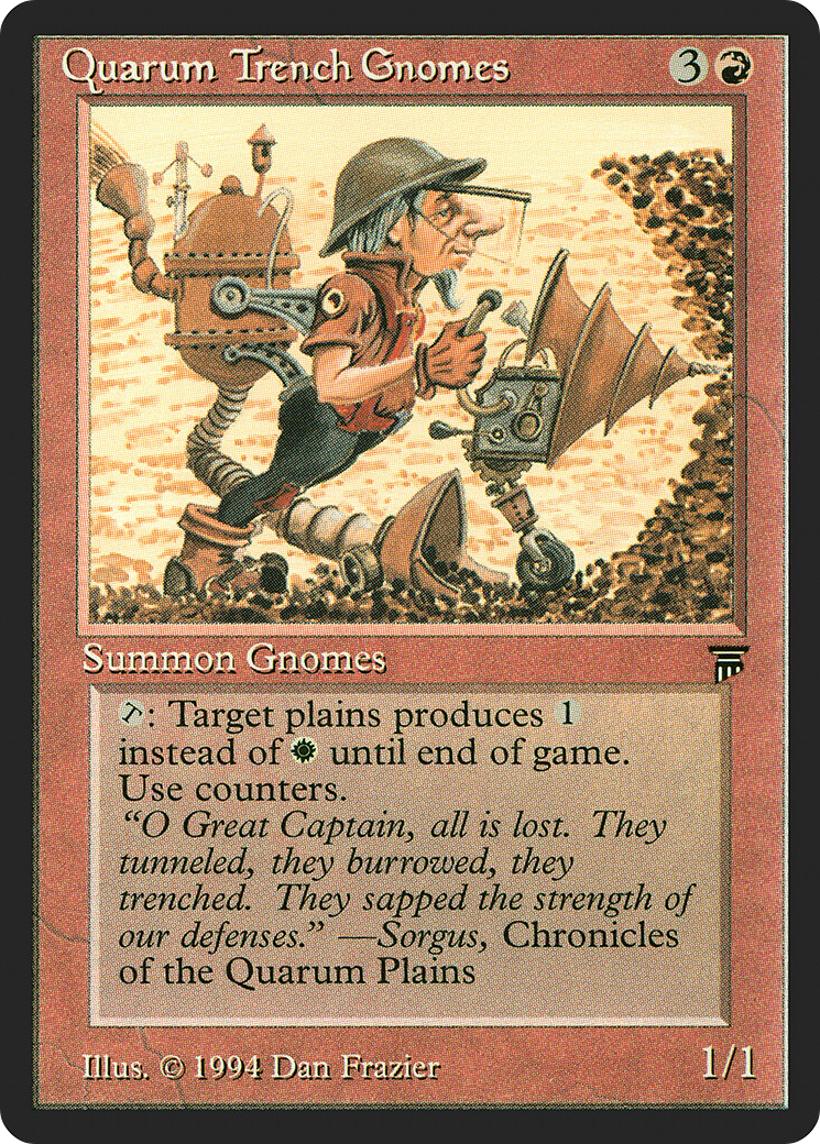 Image of Quarum Trench Gnomes (LEG-) - Legends