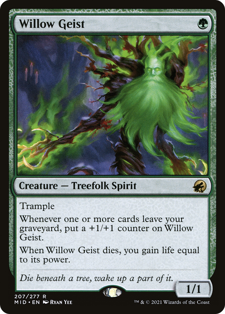 Image of Willow Geist (MID-207) - Innistrad: Midnight Hunt Foil