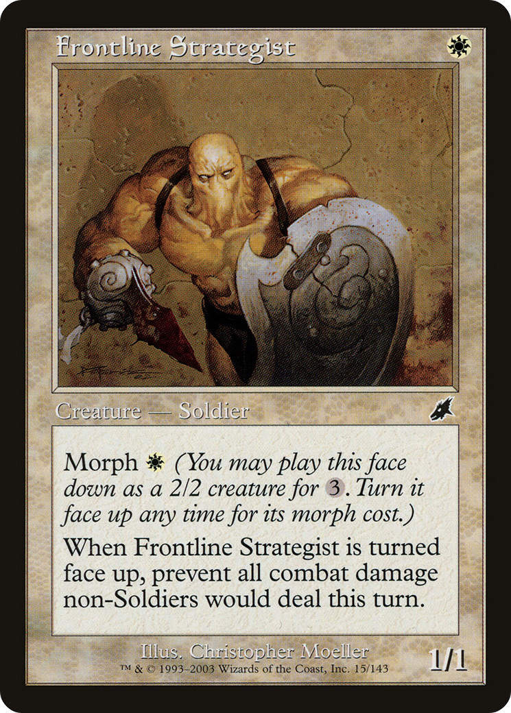 Image of Frontline Strategist (SCG-015) - Scourge Foil