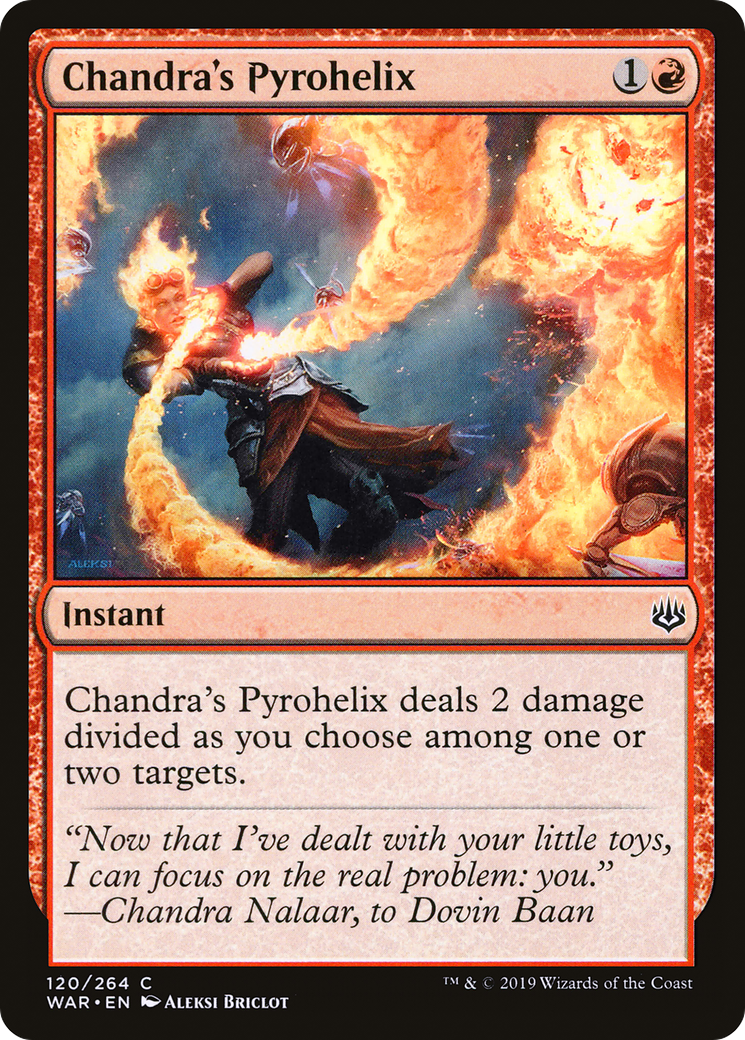 Image of Chandra's Pyrohelix (WAR-120) - War of the Spark