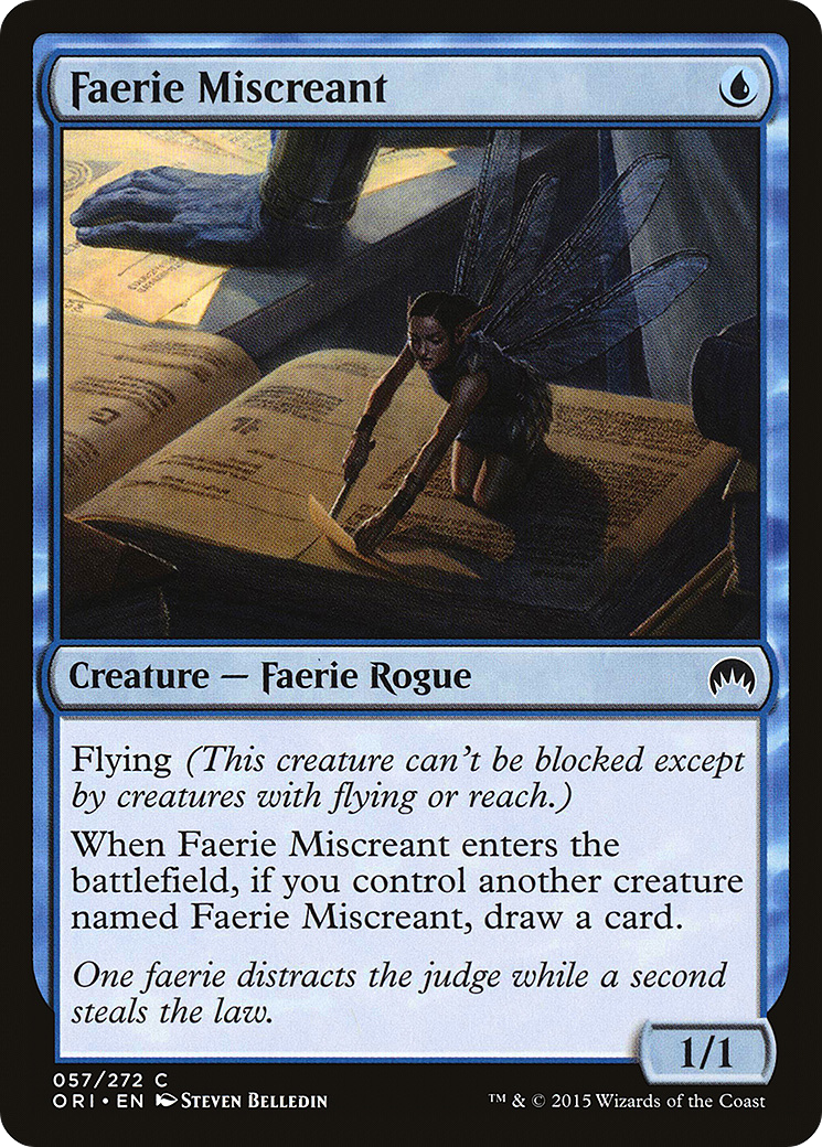 Image of Faerie Miscreant (ORI-057) - Magic Origins Foil