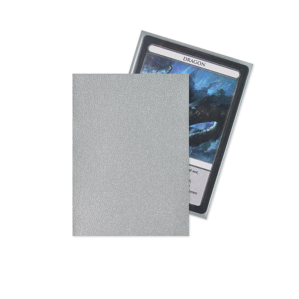 Image of Arcane Fortress Card Sleeves: Standard- Matte- Frosted Silver (100 ct)