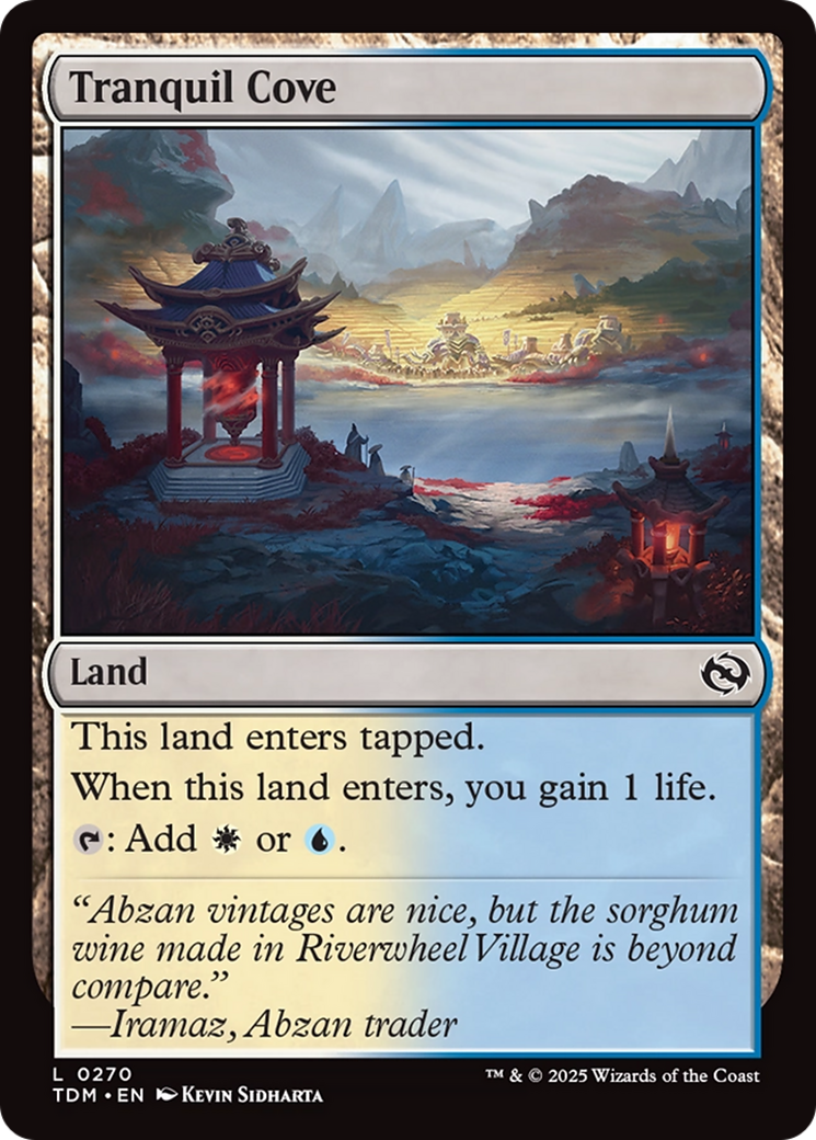 Image of Tranquil Cove (TDM-270) - Tarkir: Dragonstorm Foil