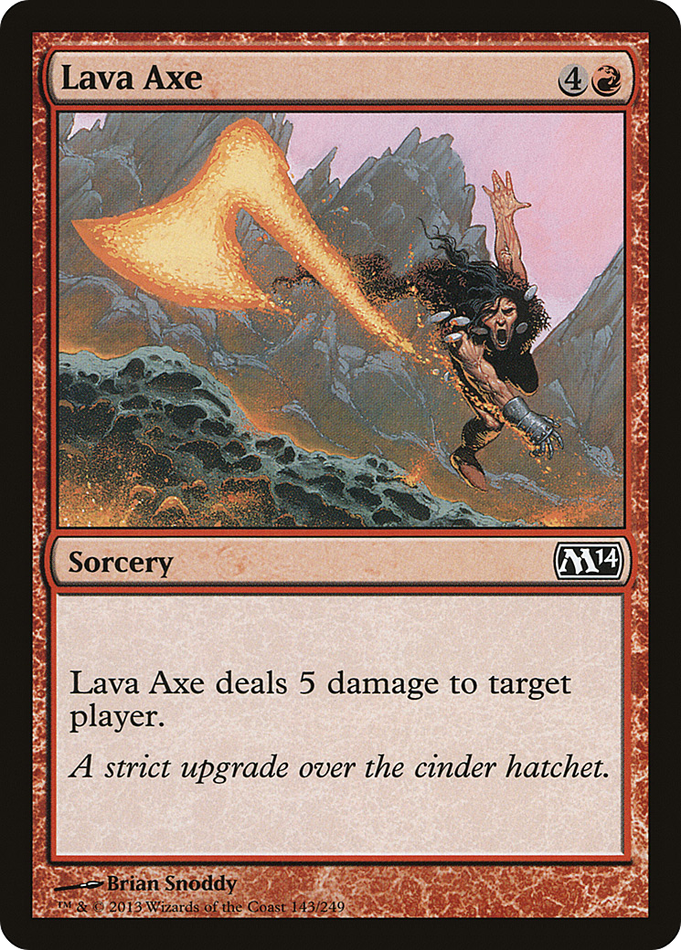 Image of Lava Axe (M14-143) - Magic 2014
