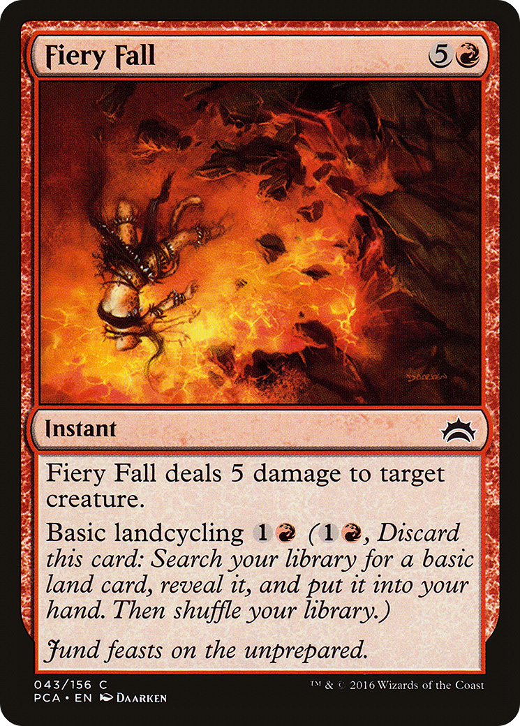 Image of Fiery Fall (PCA-043) - Planechase Anthology