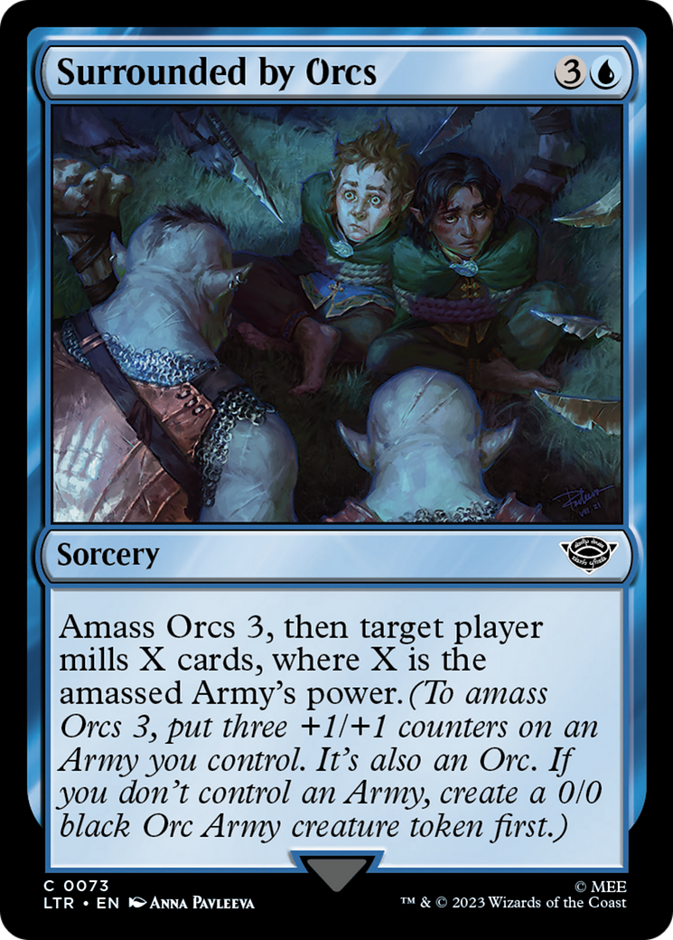 Image of Surrounded by Orcs (LTR-073) - The Lord of the Rings: Tales of Middle-earth Foil