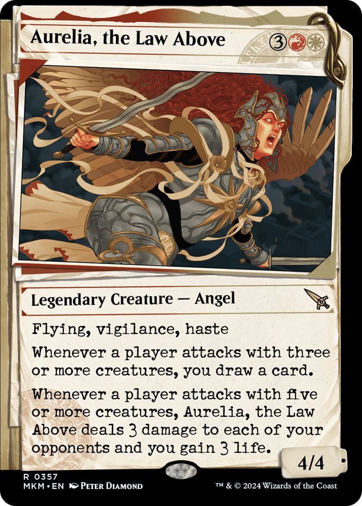 Image of Aurelia, the Law Above (Showcase) (0357) (MKM-357) - Murders at Karlov Manor: (Showcase) Foil