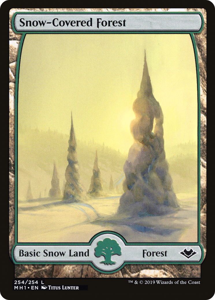 Image of Snow-Covered Forest (MH1-254) - Modern Horizons Foil