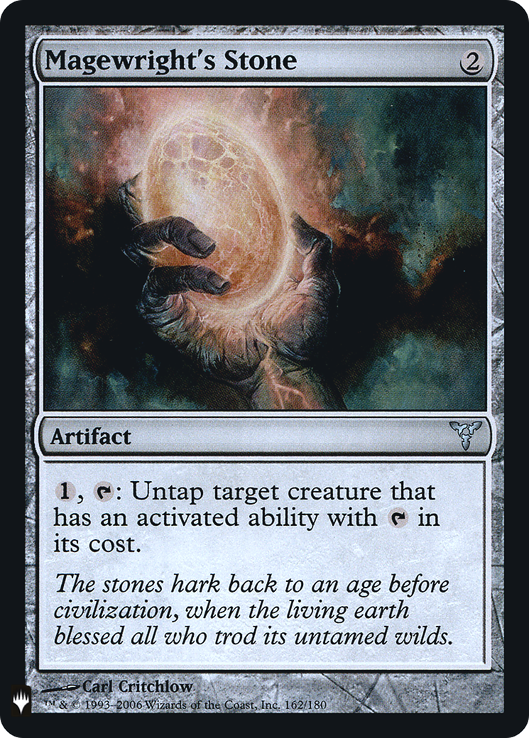 Image of Magewright's Stone (LIST-162) - The List Foil