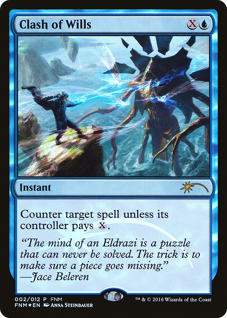 Image of Clash of Wills (FNM-002) - Friday Night Magic 2016 Foil