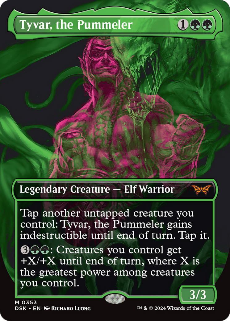 Image of Tyvar, the Pummeler (Showcase) (DSK-353) - Duskmourn: House of Horror (Borderless)
